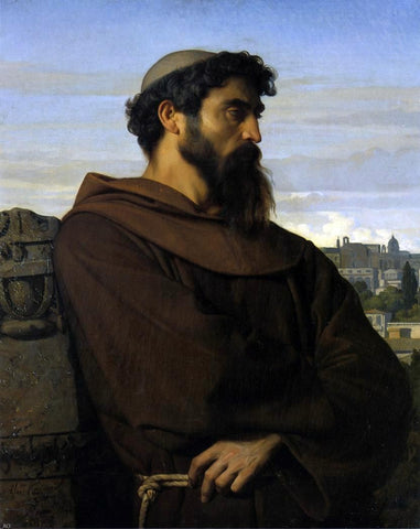  Alexandre Cabanel The Roman Monk - Hand Painted Oil Painting