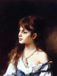  Alexei Alexeievich Harlamoff The Young Model - Hand Painted Oil Painting