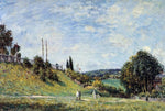  Alfred Sisley Railroad Embankment at Sevres - Hand Painted Oil Painting