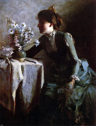  Alice De Wolff Kellogg Portrait of Gertrude E. Kellogg - Hand Painted Oil Painting