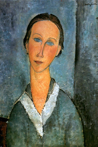  Amedeo Modigliani Girl in a Sailor's Blouse - Hand Painted Oil Painting