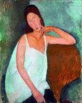  Amedeo Modigliani Jeanne Hebuterne - Hand Painted Oil Painting