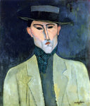  Amedeo Modigliani Man witih Hat - Hand Painted Oil Painting