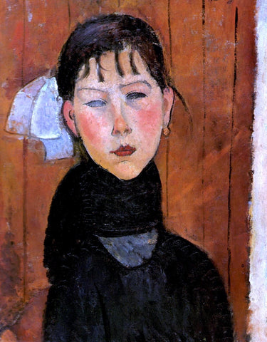  Amedeo Modigliani Marie Daughter of the People - Hand Painted Oil Painting