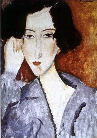  Amedeo Modigliani Portrait of Madame Rachele Osterlind - Hand Painted Oil Painting