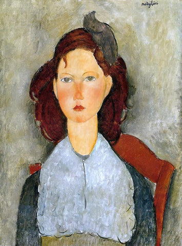  Amedeo Modigliani Young Girl Seated - Hand Painted Oil Painting