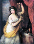  Angelica Kauffmann Portrait of a Woman - Hand Painted Oil Painting