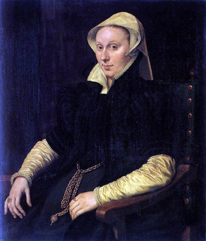  Anthonis Mor Van Dashorst Anne Fernel, the Wife of Sir Thomas Gresham - Hand Painted Oil Painting
