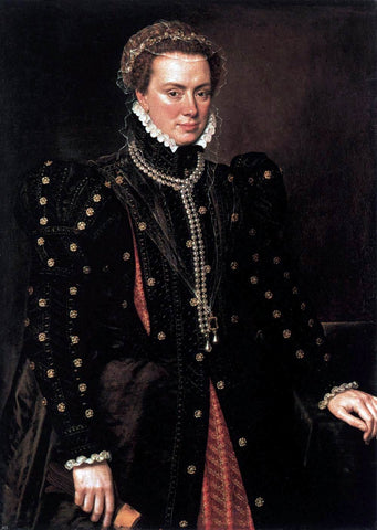  Anthonis Mor Van Dashorst Margaret, Duchess of Parma - Hand Painted Oil Painting