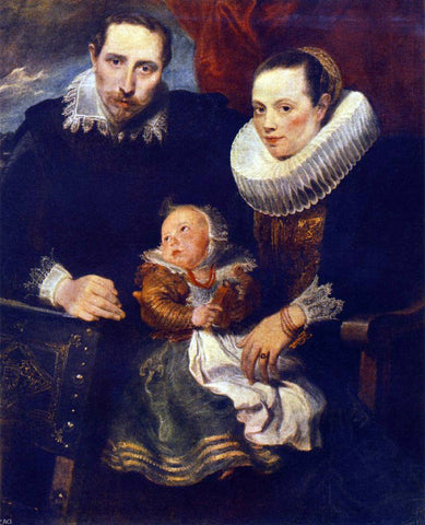  Sir Antony Van Dyck Family Portrait - Hand Painted Oil Painting