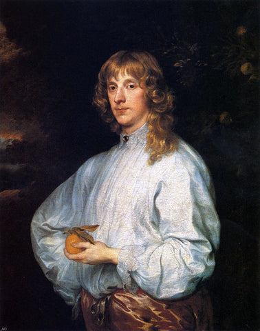  Sir Antony Van Dyck James Stuart, Duke of Richmond and Lennox With His Attributes - Hand Painted Oil Painting