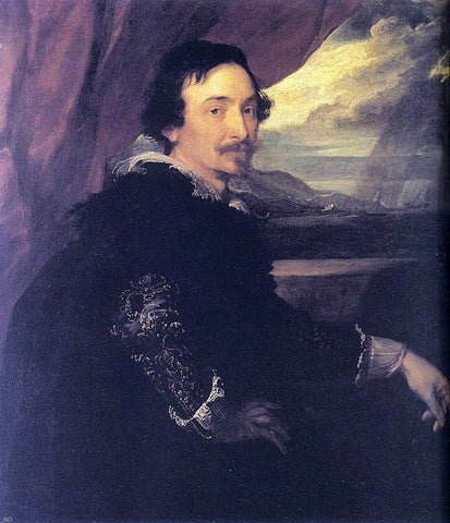  Sir Antony Van Dyck Lucas van Uffelen - Hand Painted Oil Painting