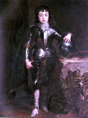  Sir Antony Van Dyck Portrait of Charles II When Prince of Wales - Hand Painted Oil Painting