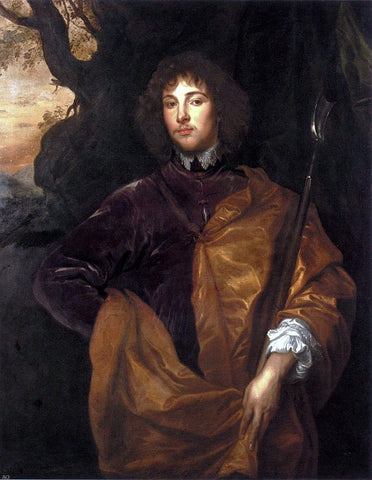  Sir Antony Van Dyck Portrait Of Philip, Lord Wharton - Hand Painted Oil Painting