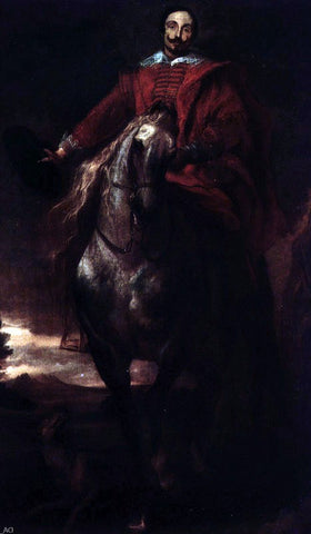  Sir Antony Van Dyck Portrait of the Painter Cornelis de Wae - Hand Painted Oil Painting