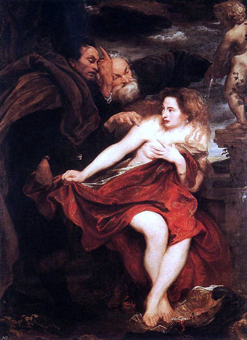  Sir Antony Van Dyck Susanna and the Elders - Hand Painted Oil Painting