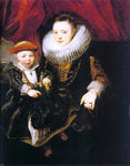 Sir Antony Van Dyck Young Woman with a Child - Hand Painted Oil Painting