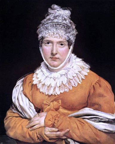  Antoine-Jean Gros Portrait of Madame Recamier - Hand Painted Oil Painting