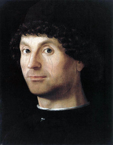  Antonello Da Messina Portrait of a Man - Hand Painted Oil Painting