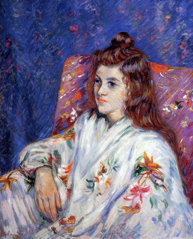  Armand Guillaumin Portrait of Madeleine - Hand Painted Oil Painting