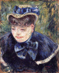  Armand Guillaumin Young Woman with a Blue Cape and Scarf - Hand Painted Oil Painting
