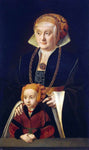  Barthel Bruyn Portrait of a Woman with her Daughter - Hand Painted Oil Painting