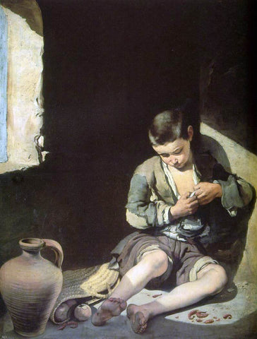  Bartolome Esteban Murillo The Young Beggar - Hand Painted Oil Painting