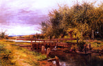  Benjamin Williams Leader Clive Lock on the Thames - Hand Painted Oil Painting