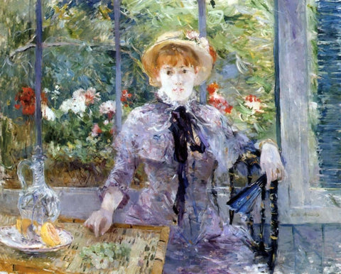  Berthe Morisot After Luncheon - Hand Painted Oil Painting