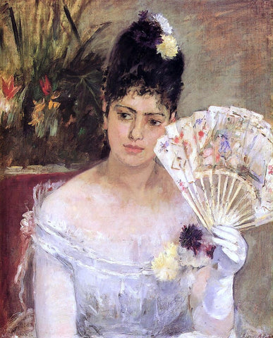  Berthe Morisot At the Ball - Hand Painted Oil Painting