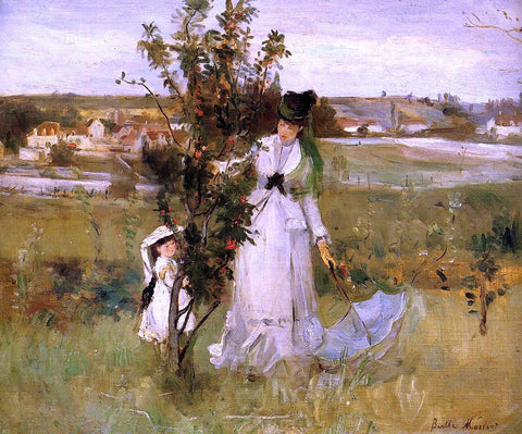  Berthe Morisot Hide and Seek - Hand Painted Oil Painting