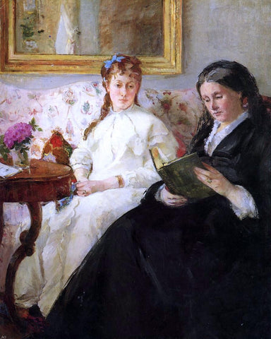 Berthe Morisot Mother and Sister of the Artist - Hand Painted Oil Painting