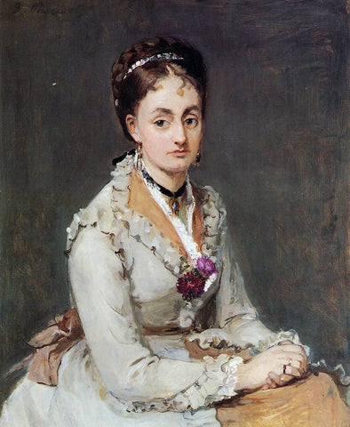  Berthe Morisot Portrait of Edma - Hand Painted Oil Painting
