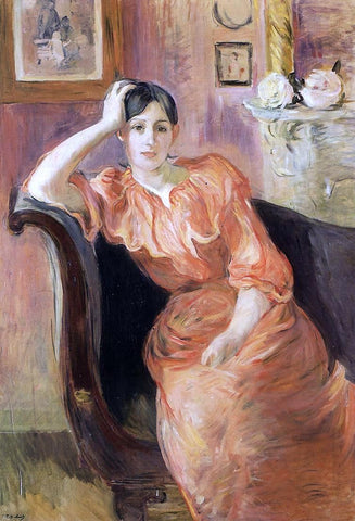  Berthe Morisot Portrait of Jeanne Pontillon - Hand Painted Oil Painting