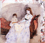  Berthe Morisot The Artist's Sister Edma with Her Daughter Jeanne - Hand Painted Oil Painting