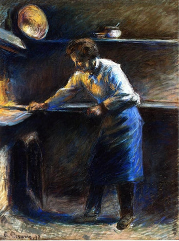  Camille Pissarro Eugene Murer at His Pastry Oven - Hand Painted Oil Painting