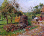  Camille Pissarro Mother Lucien's Yard - Hand Painted Oil Painting