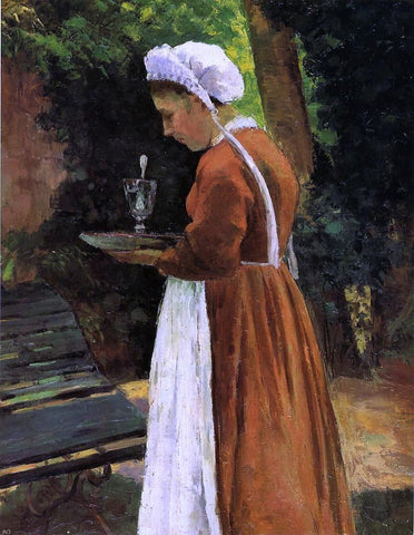  Camille Pissarro The Maidservant - Hand Painted Oil Painting
