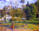  Camille Pissarro Vegetable Garden at l'Hermitage near Pontoise - Hand Painted Oil Painting