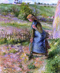 Camille Pissarro Woman Digging - Hand Painted Oil Painting