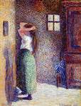  Camille Pissarro Young Peasant at Her Toilette - Hand Painted Oil Painting