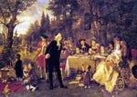  Carl Herpfer A Festive Gathering - Hand Painted Oil Painting