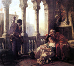  Carl Friedrich Becker Othello Relating His Adventures to Desdemona - Hand Painted Oil Painting