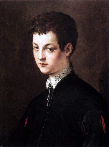  Cecchino Del Salviati Portrait of a Young Man - Hand Painted Oil Painting