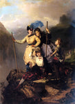  Charles Edouard Boutibonne Mountain Climbers - Hand Painted Oil Painting