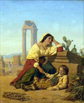  Charles Emile Hippolyte Lecomte-Vernet Grief - Hand Painted Oil Painting