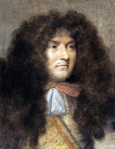  Charles Le Brun Louis XIV - Hand Painted Oil Painting