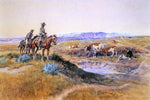  Charles Marion Russell Worked Over - Hand Painted Oil Painting