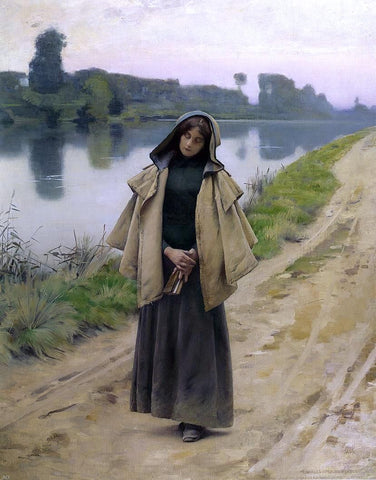  Charles Sprague Pearce Solitude - Hand Painted Oil Painting