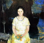  Charles Webster Hawthorne The Fisherman's Daughter - Hand Painted Oil Painting